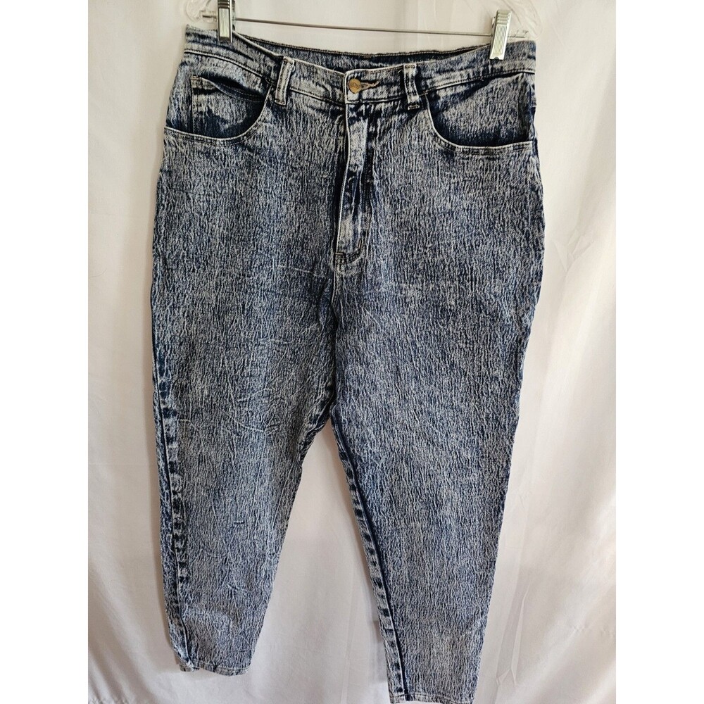 Stefano International Vtg Acid Stone Washed High Waisted Mom Jeans Plus Size 20